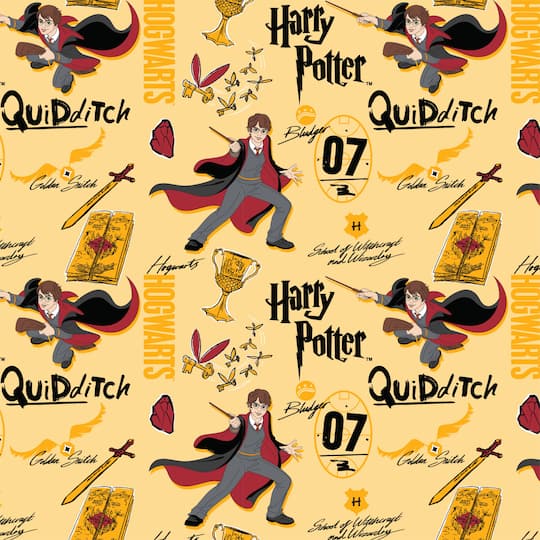 Camelot&#xAE; Fabrics Harry Potter&#x2122; Quidditch&#x2122; Toss Cotton Fabric